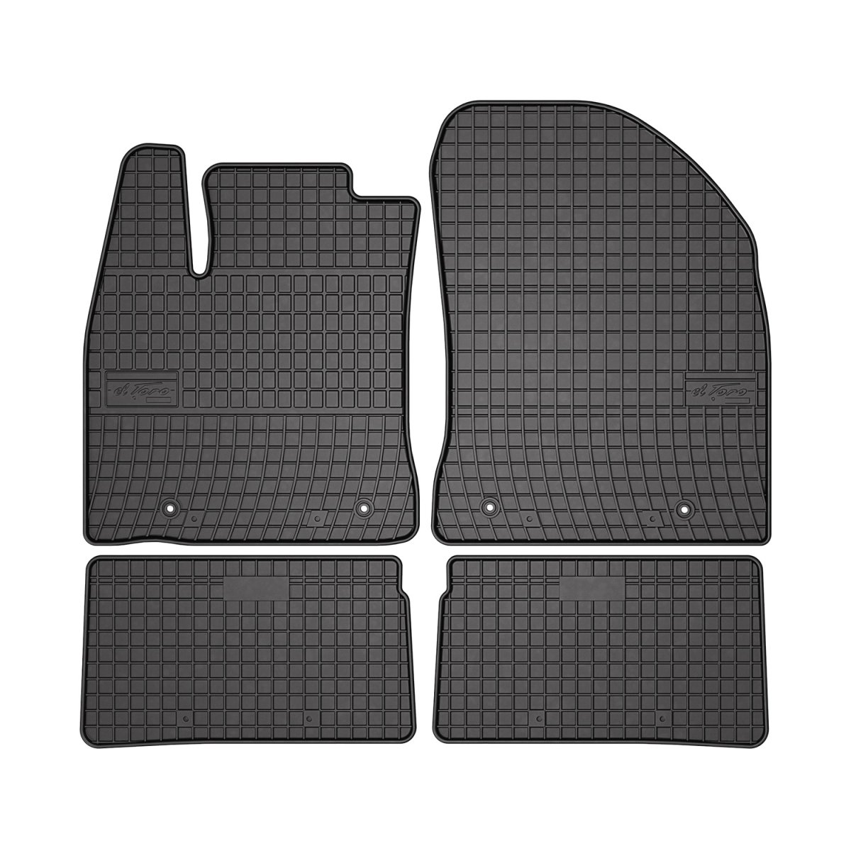 Lexus CT 200H Floor Mats - Omac - Rubber 4 Pcs - Black - '11-'17 Lexus CT 200H Floor Mats - Omac - Rubber 4 Pcs - Black - '11-'17